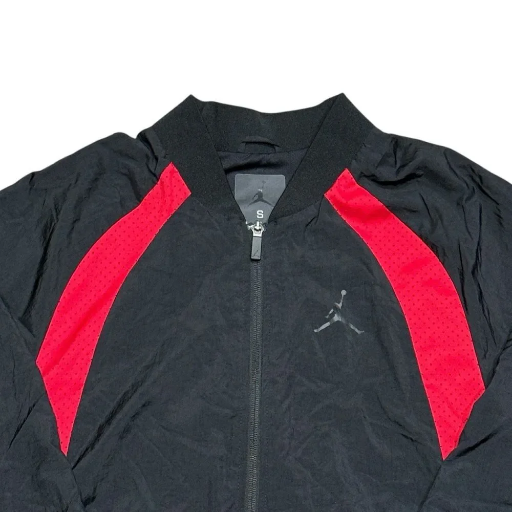 Nike Air Jordan JSW Wings Black Red Woven Vented Jacket 843100-016 Men’s Sz S